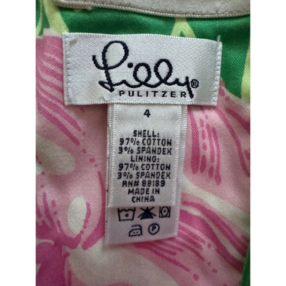 Lilly Pulitzer Women's Tulip to Tango Strapless dress, Size 4. - Picture 4 of 6